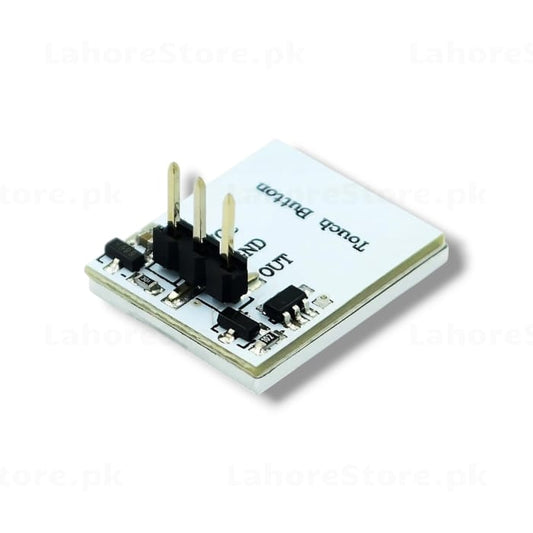 Capacitive Touch Button Module with VCC GND OUT pins white PCB