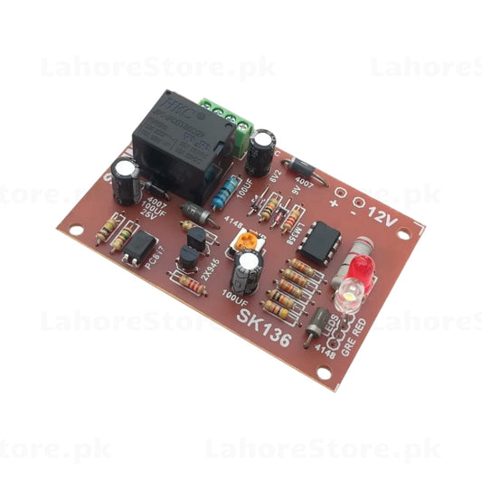 SK136 12V Low Voltage Cut-off Protection Module with Relay