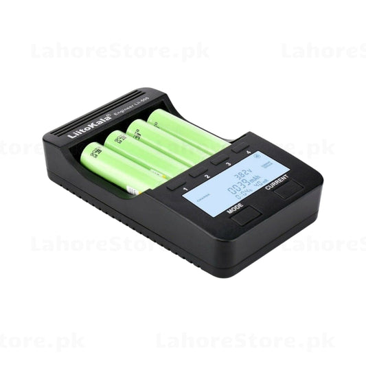 LiitoKala Lii-500 Charger with 18650 Batteries Loaded