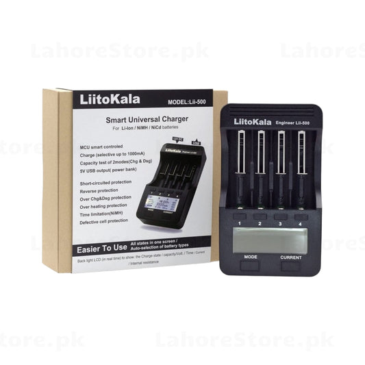 LiitoKala Lii-500 Retail Box and Charger