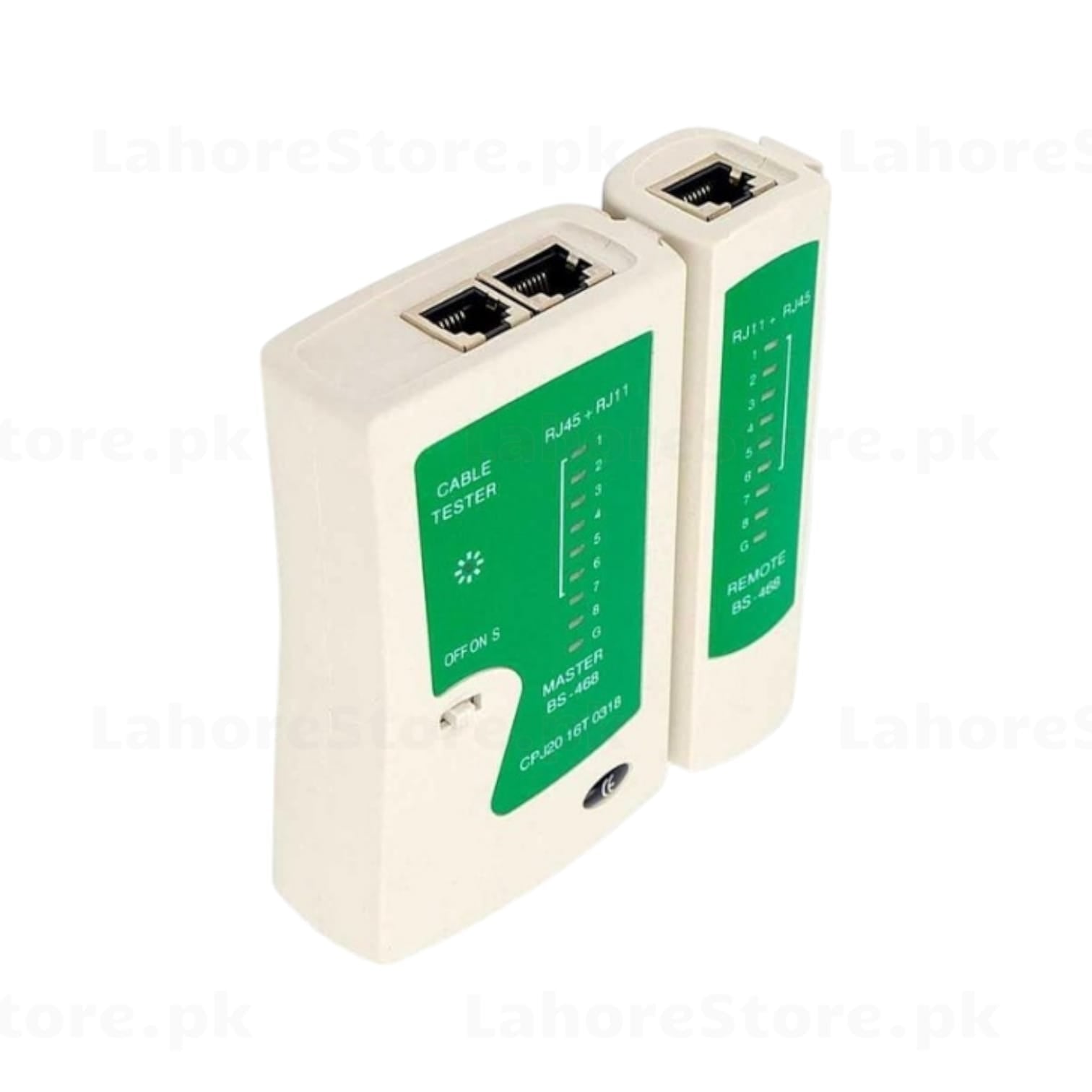 RJ45 RJ11 Cable Tester - Front View