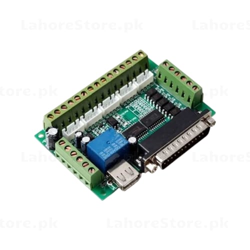 5-Axis CNC Breakout Board with USB Interface and DB25 Parallel Port