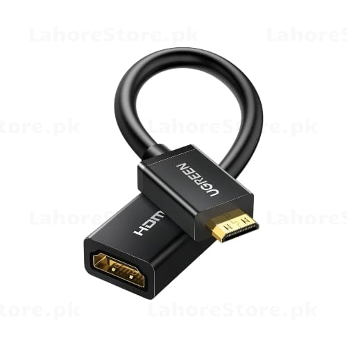 UGREEN Mini HDMI Male to HDMI Female Adapter with gold-plated connector