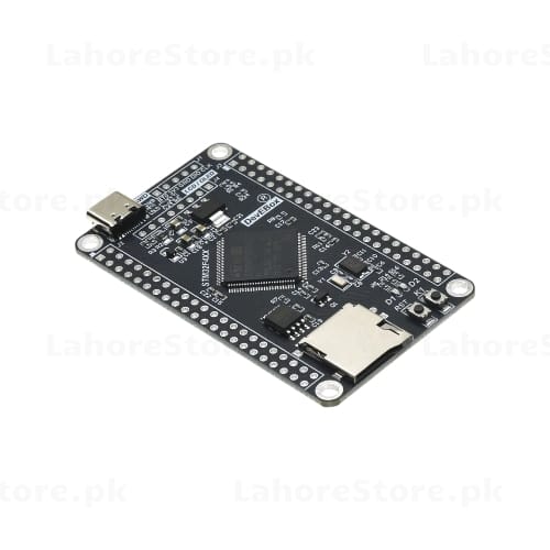 STM32F4VX DevEBox development board front view with USB-C and SD card slot
