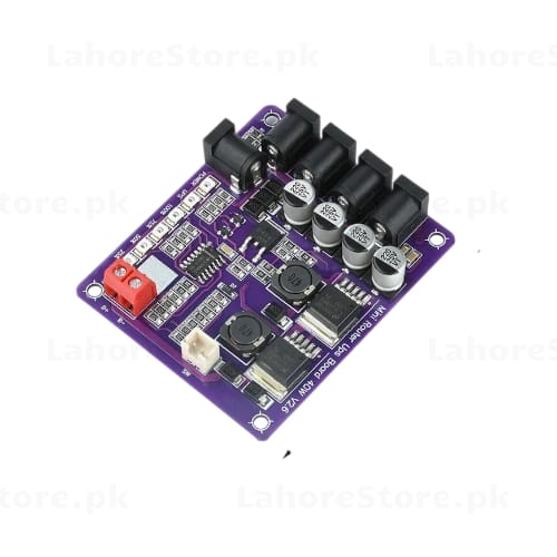 Mini Router Board 40W V2.6 front view with DC barrel jack outputs and screw terminals