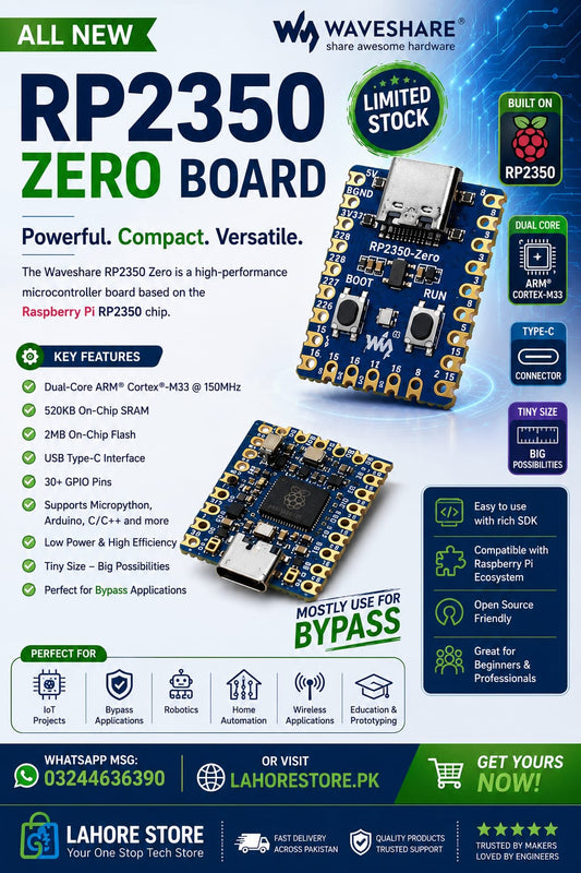 Waveshare RP2350-Zero Microcontroller Board (USB-C)