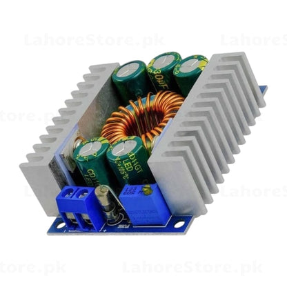 DC-DC Buck Converter 300W 20A step-down module with aluminum heatsink - side view