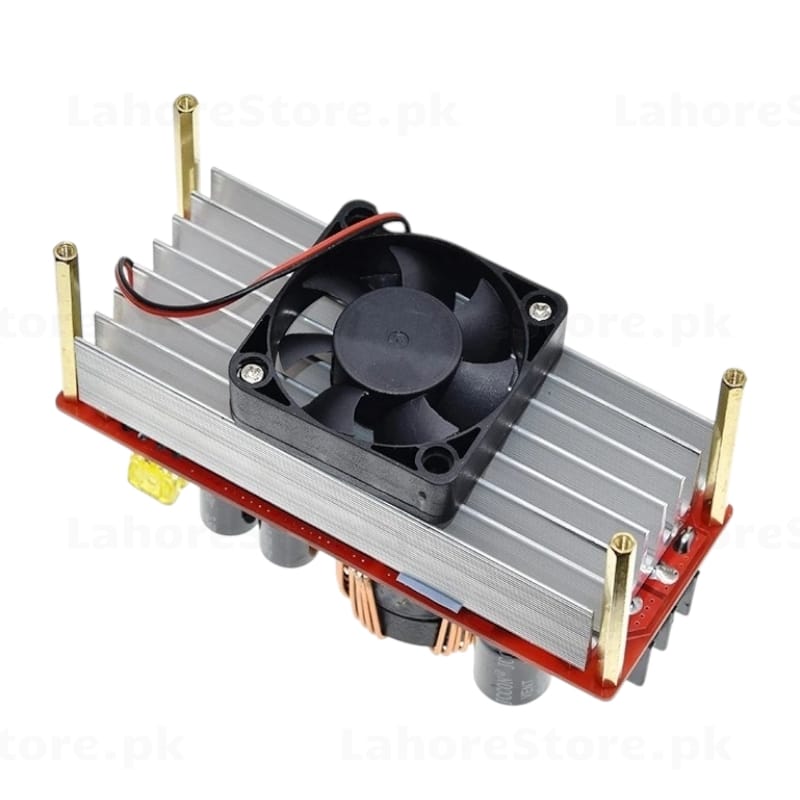1500W Boost Converter front view with standoffs installed