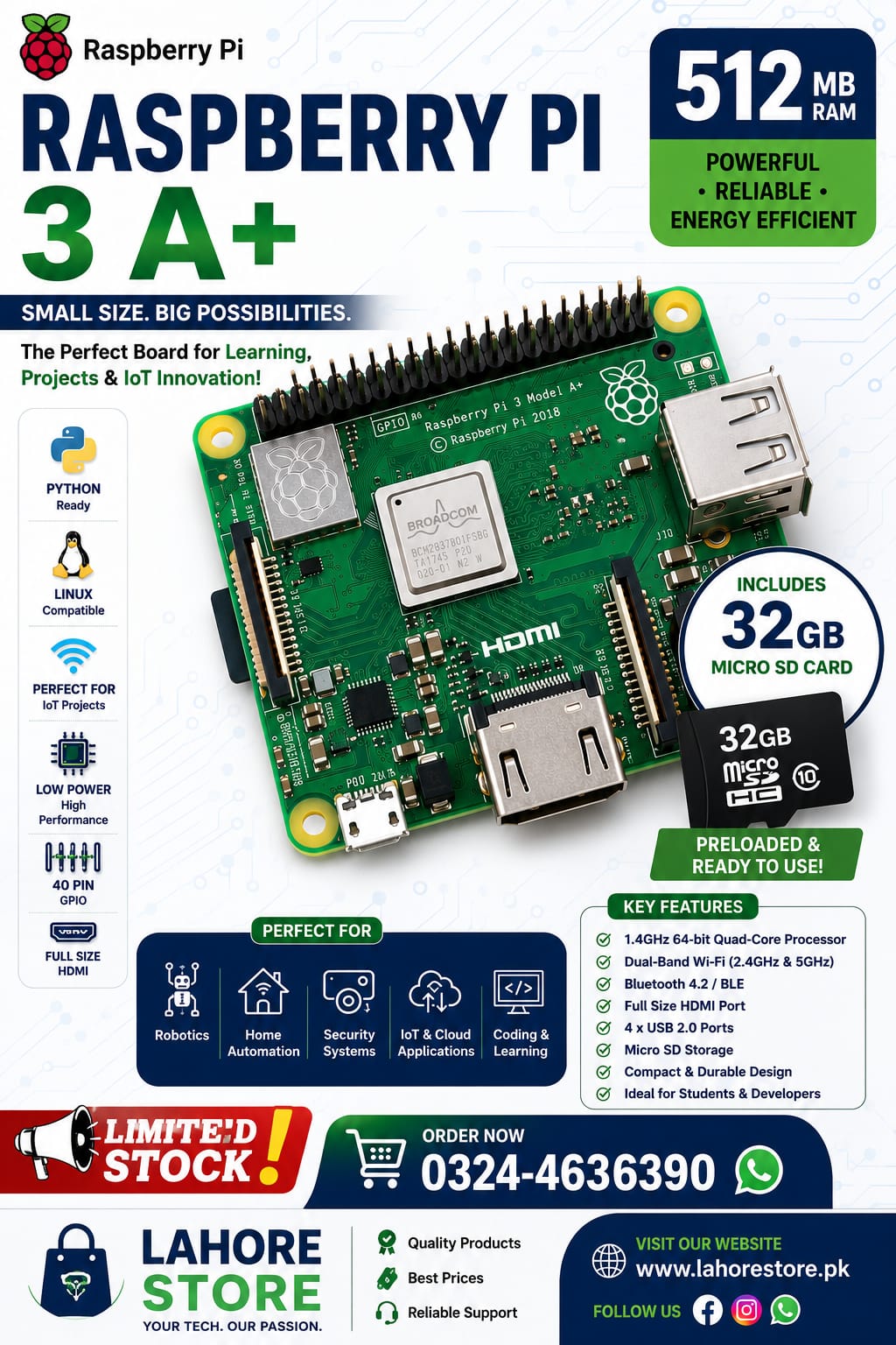 raspberry pi 3 A+