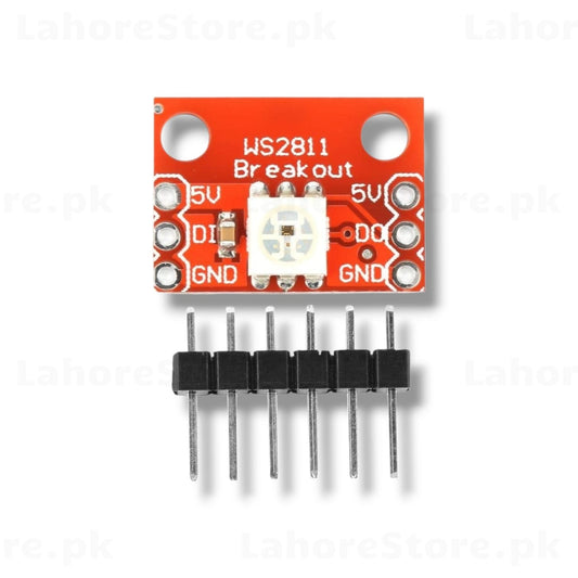 WS2811 RGB LED Breakout Board with Header Pins