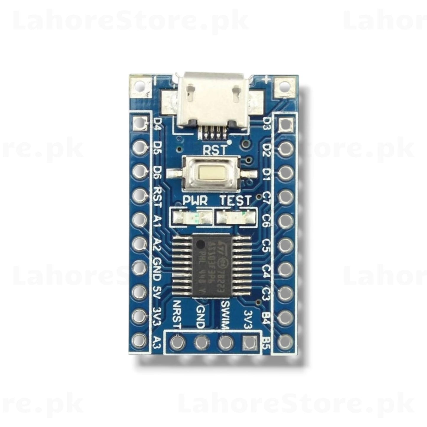 STM8S003F3P6 Mini Development Board front view