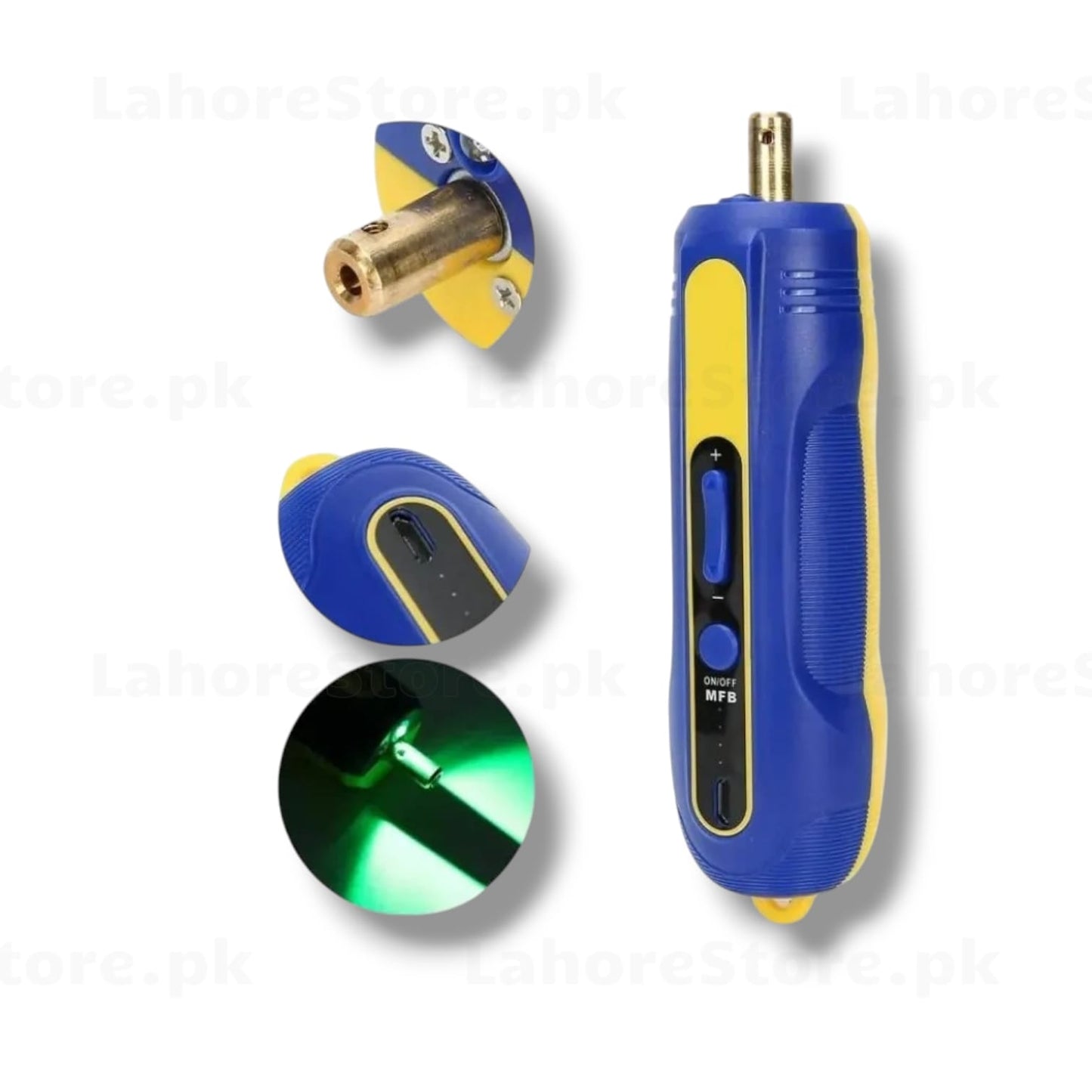 Mechanic iR10 Pro side view showing ergonomic grip and controls