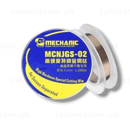 Mechanic MCNJGS-02 0.04mm screen separation cutting wire spool 200m