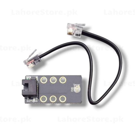 3D printer filament runout sensor PCB module with RJ11 connector and cable