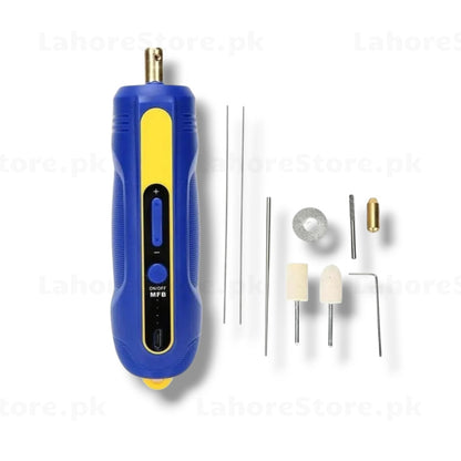 Mechanic iR10 Pro with full accessories kit including bits, shafts, and collet