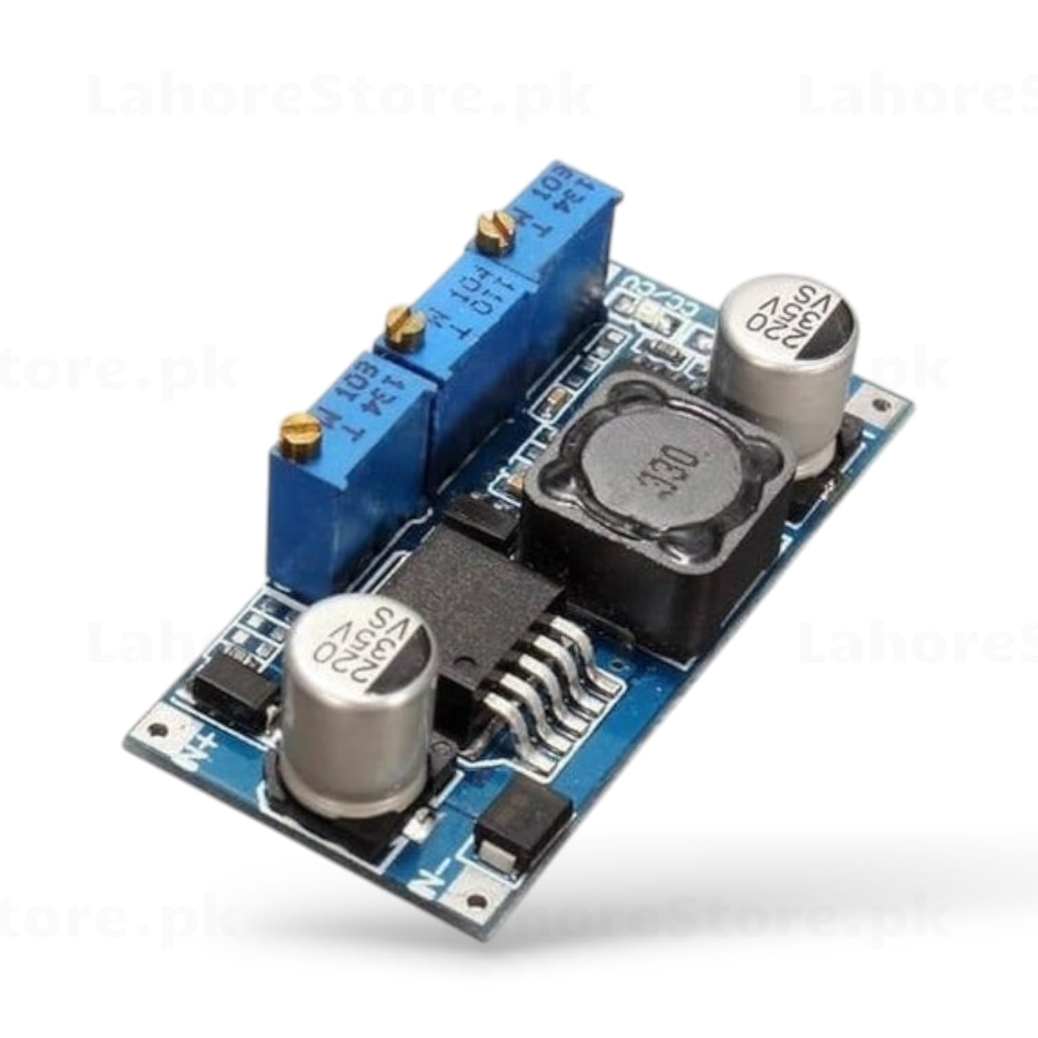 LM2596 Buck Converter module angled view