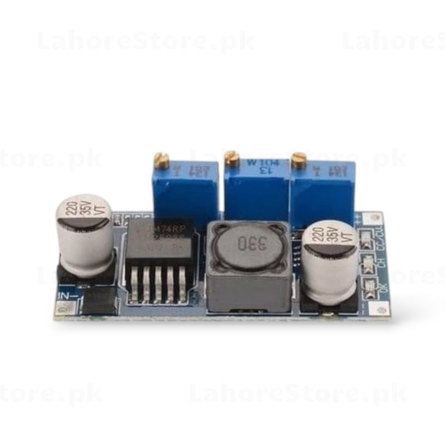 LM2596 Buck Converter module top view