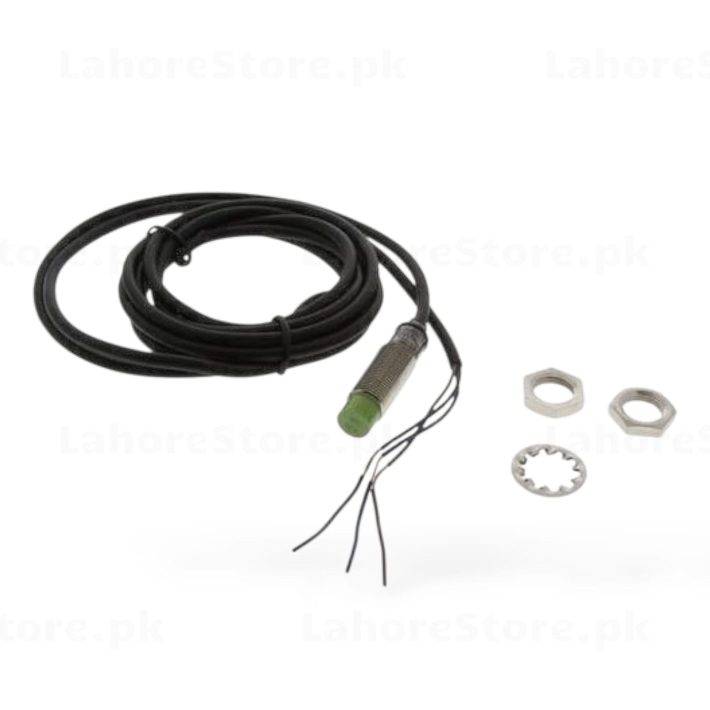 M12 Proximity Sensor with mounting nuts and washer