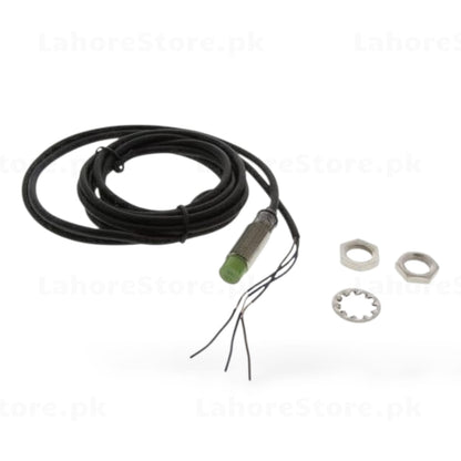 M12 Proximity Sensor with mounting nuts and washer