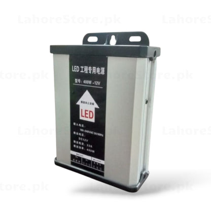 400W 12V LED power supply front view with label