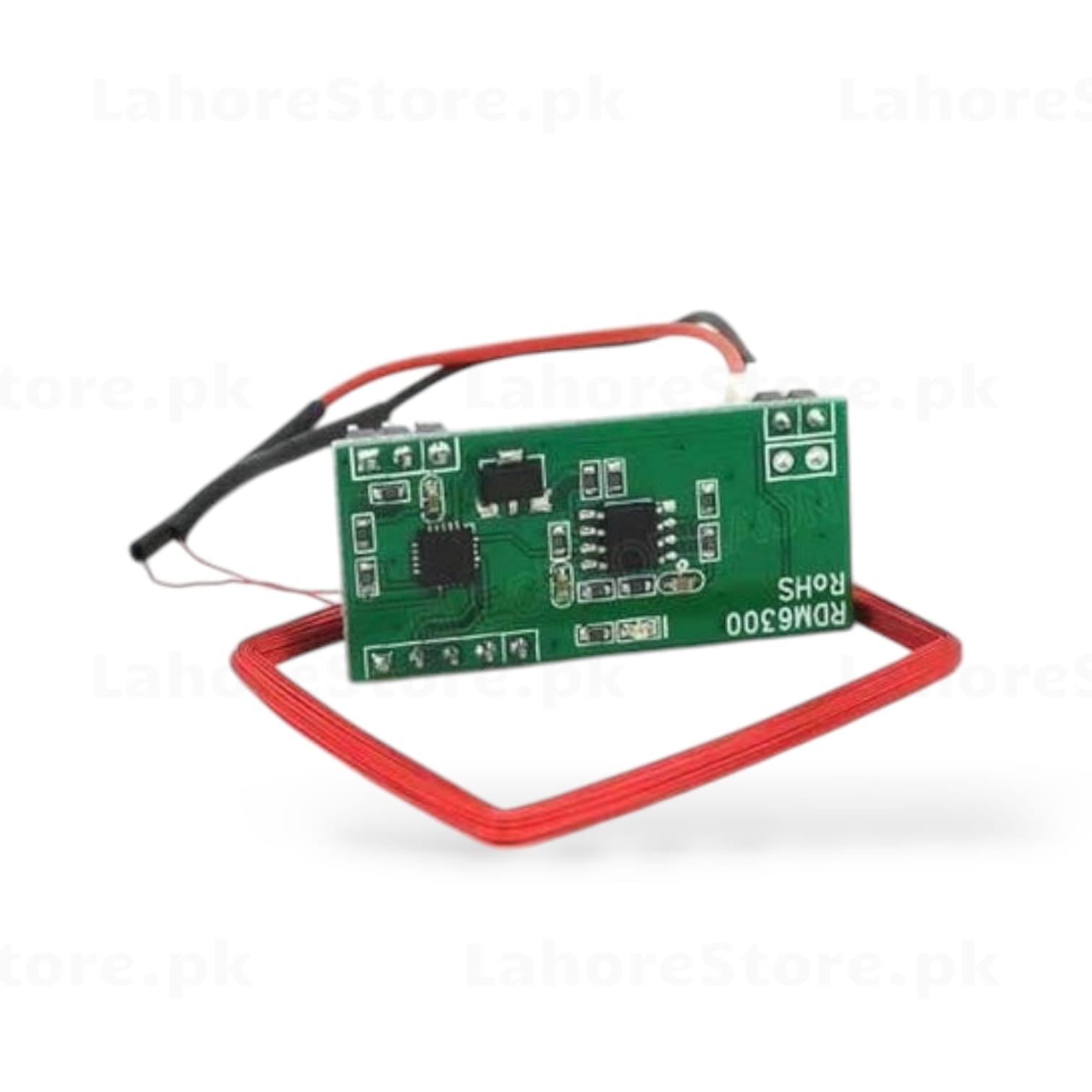 RDM6300 125kHz RFID reader module with red external antenna coil