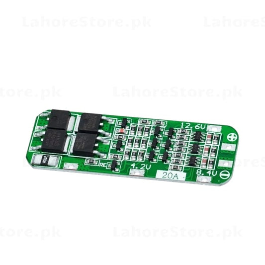 3S 20A BMS Battery Protection Board - Top View