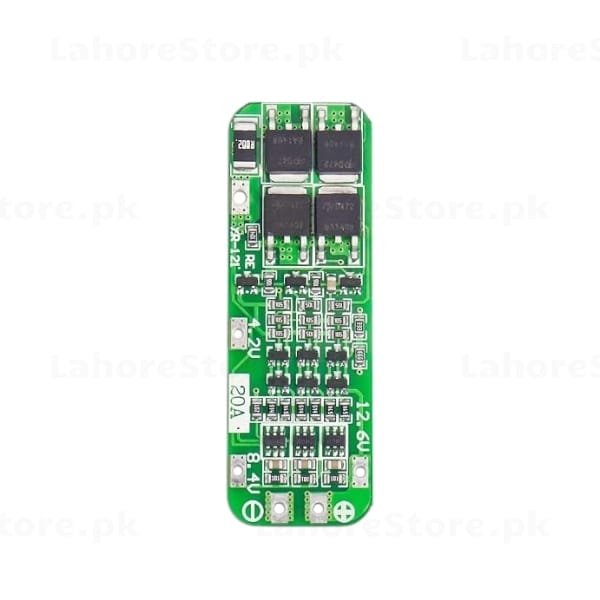 3S 20A BMS Battery Protection Board - Bottom View