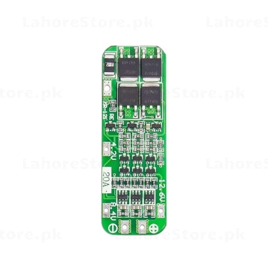 3S 20A BMS Battery Protection Board - Bottom View