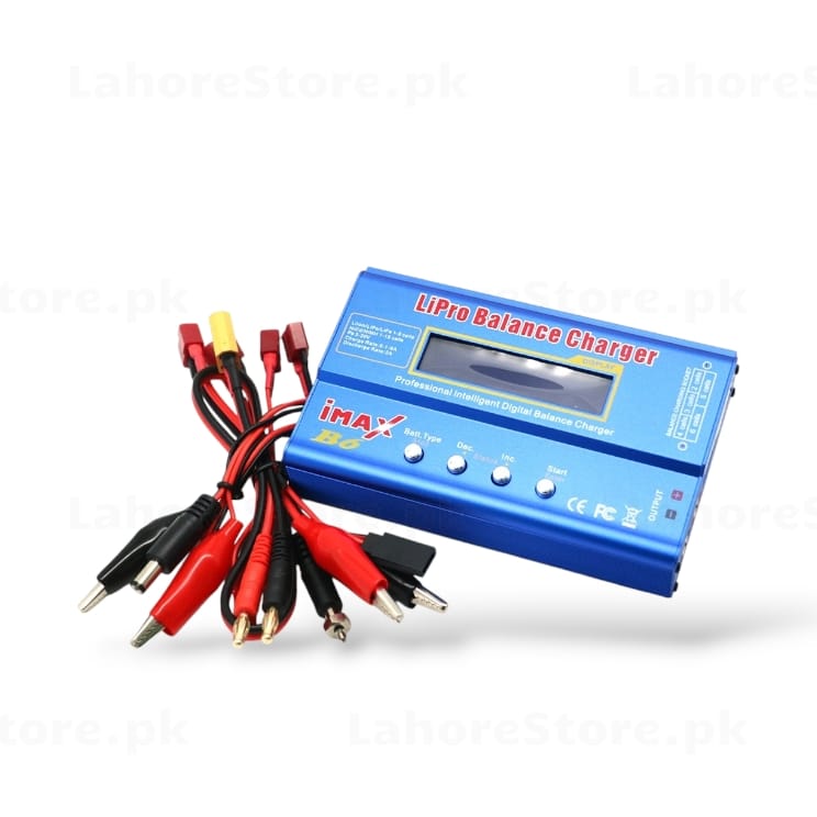 iMAX B6 80W LiPo Balance Charger with box, adapter and cables