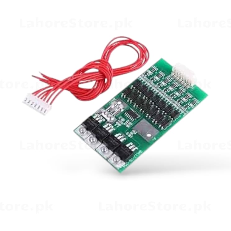 5S 18.5V BMS LiPo Battery Protection Board with balance harness - top view