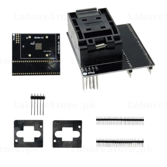 eMMC Socket BGA154 RT-BGA154-02 V1.0 Adapter with PCB Board and Header Pins