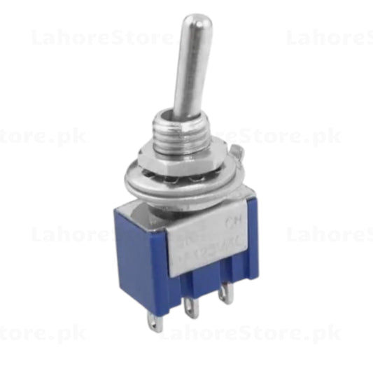 MTS-123 Mini Toggle Switch 3-Pin SPDT Side View
