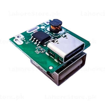 USB Type-C Power Bank Module angled view showing USB-C input