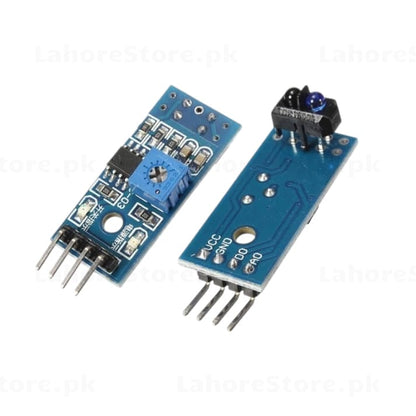 TCRT5000 IR Line Tracking Sensor Module pair front and back view