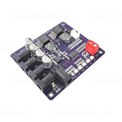 Mini Router UPS Board 40W V2.6 close-up showing output ports and capacitors