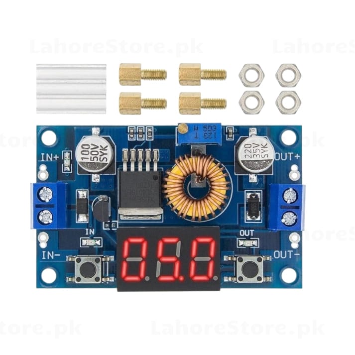 XL4015 5A step-down voltage regulator module with digital display