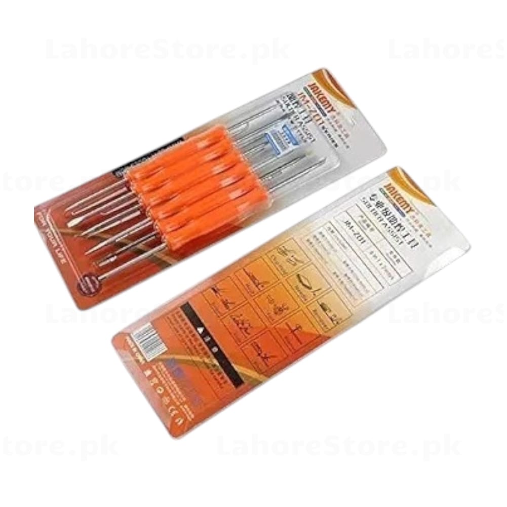 JAKEMY JM-Z11 soldering aid tools in use on PCB and smartphone repair showing different tip types