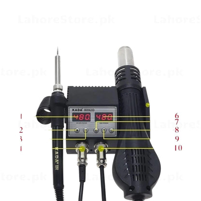 KADA 8892D hot air and soldering handles