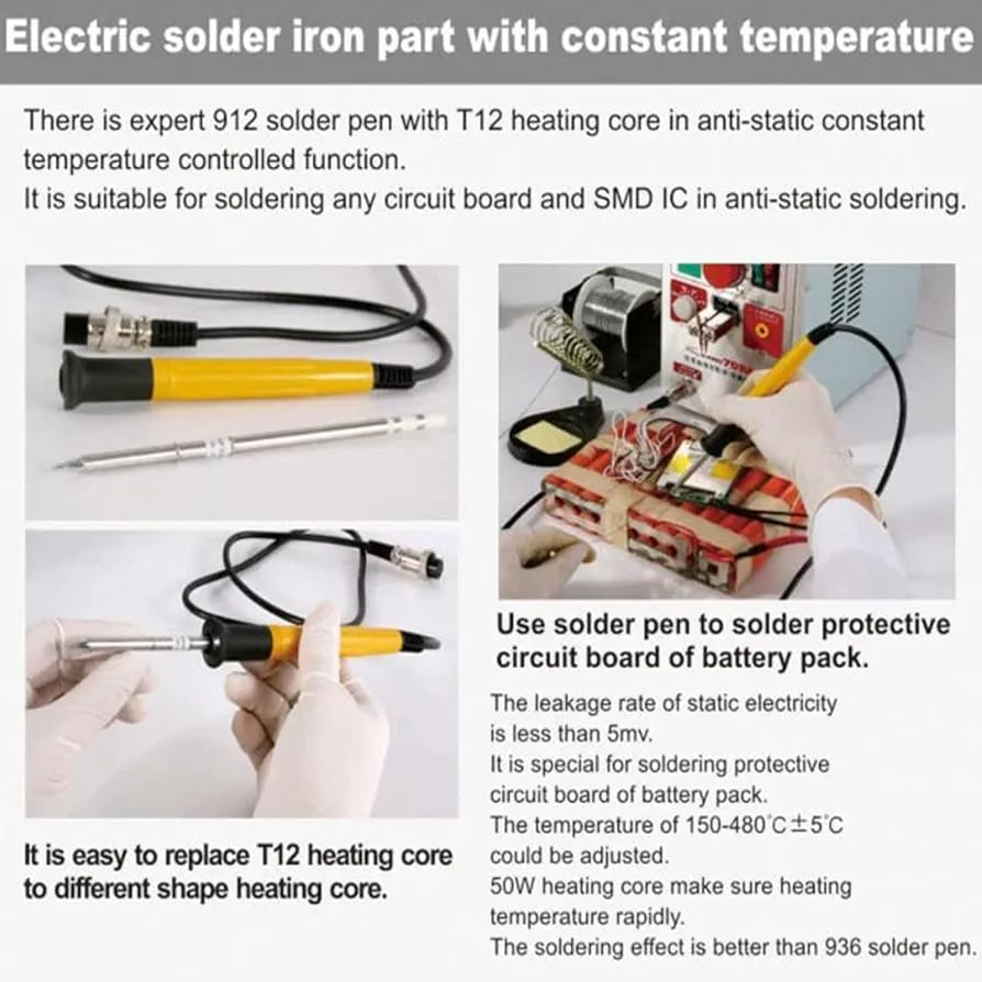 SUNKKO 709A accessories and package illustration