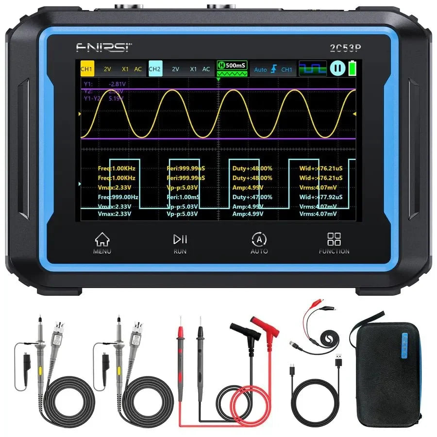 FR 2C53P 50MHz 2 CHANNEL 3 IN 1 OSCILLOSCOPE 30000 FR - Lahore Store