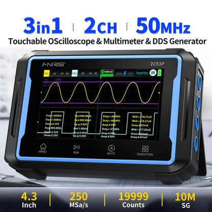FR 2C53P 50MHz 2 CHANNEL 3 IN 1 OSCILLOSCOPE 30000 FR - Lahore Store
