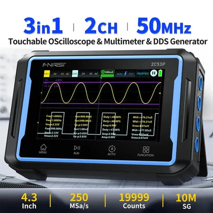 FR 2C53P 50MHz 2 CHANNEL 3 IN 1 OSCILLOSCOPE 30000 FR - Lahore Store
