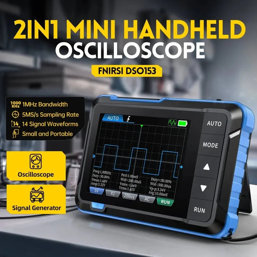 FR DSO153 1MHz SINGLE CHANNEL OSCILLOSCOPE - Lahore Store
