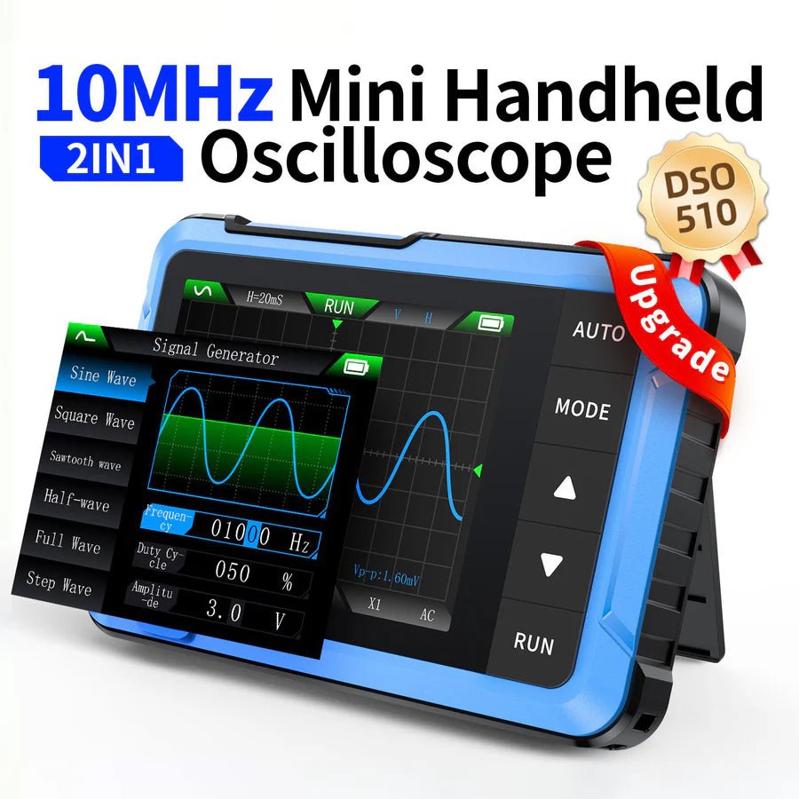 FR DSO510 10MHz 2 IN 1 SINGLE CHANNEL OSCILLOSCOPE - Lahore Store