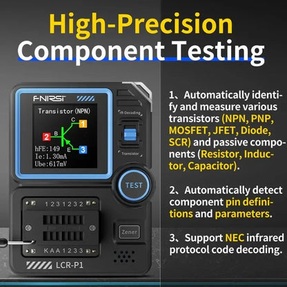 FR LCR P1 DIGITAL TRANSISTOR TESTER - Lahore Store