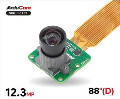 IMX477 12MP Wide Angle Camera Module with Lens B0310 for Raspberry Pi