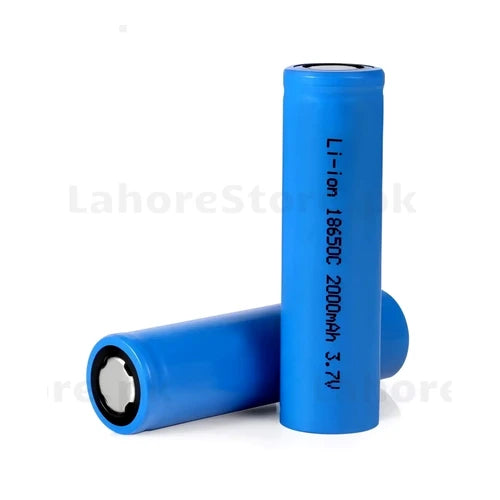 **18650 Li-ion 3.7V Rechargeable Battery (1300–2500mAh) – High Drain